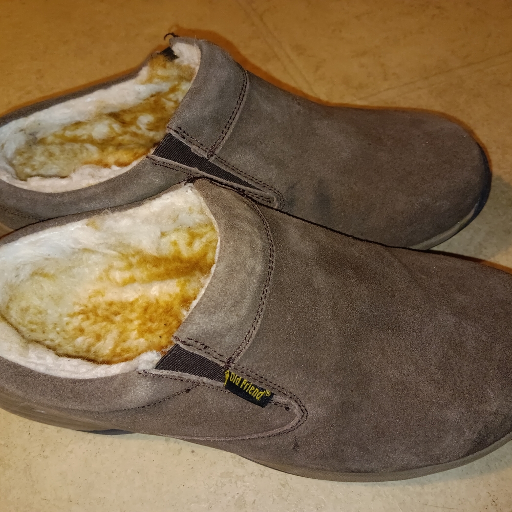 Men's Suede Old Friend Slip-On Shoes - Brown Size 12